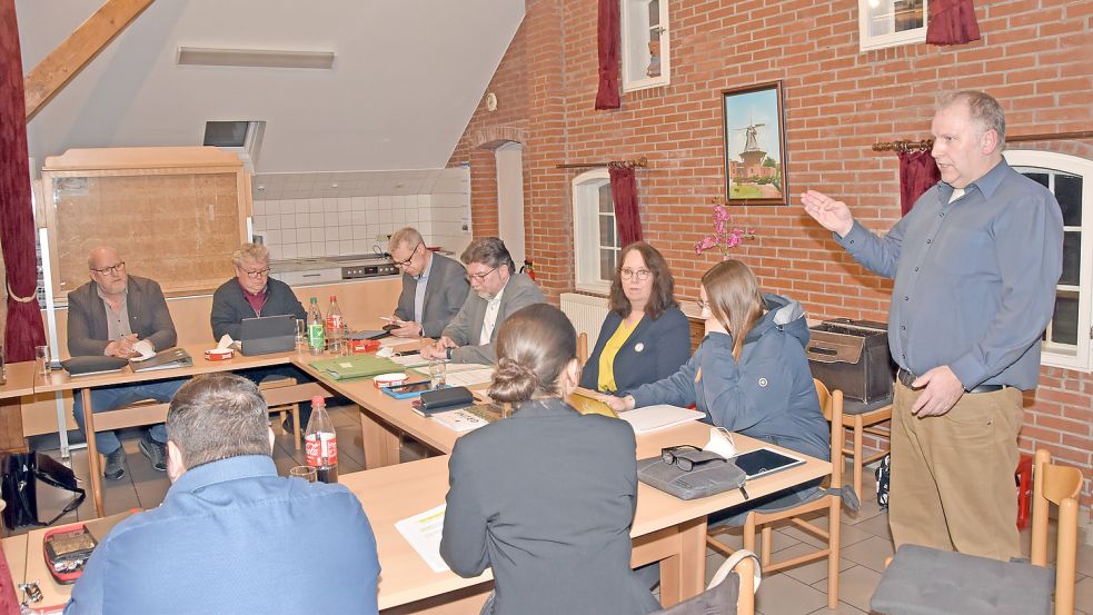 Hoch her ging es in der Sitzung des Leezdorfer Gemeinderates am 22. März. Im Juni soll das Gremium erneut tagen. Foto: Thomas Dirks