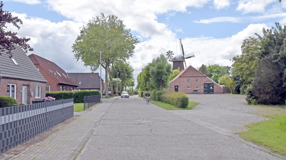 Der Mühlenloog in Upgant-Schott gilt als bedeutende innerörtliche Verbindung in Upgant-Schott. Foto: Thomas Dirks