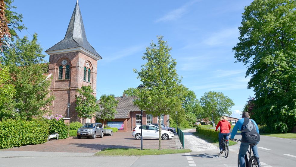 Die Kirche in Forlitz-Blaukirchen. Foto: Franziska Otto