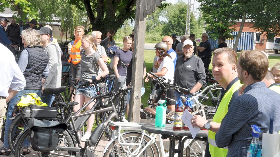 Treffpunkt für die Fahrraddemo ist der Biker-Treff in Oldersum. Foto: Kim Hüsing