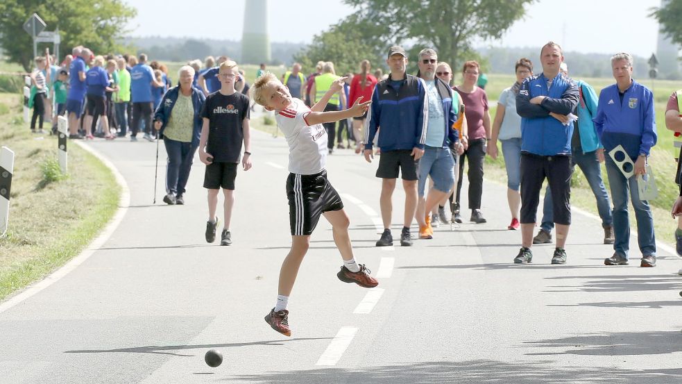 Lennart Erdwiens gewann bei der D-Jugend.Foto: Wilfried Gronewold