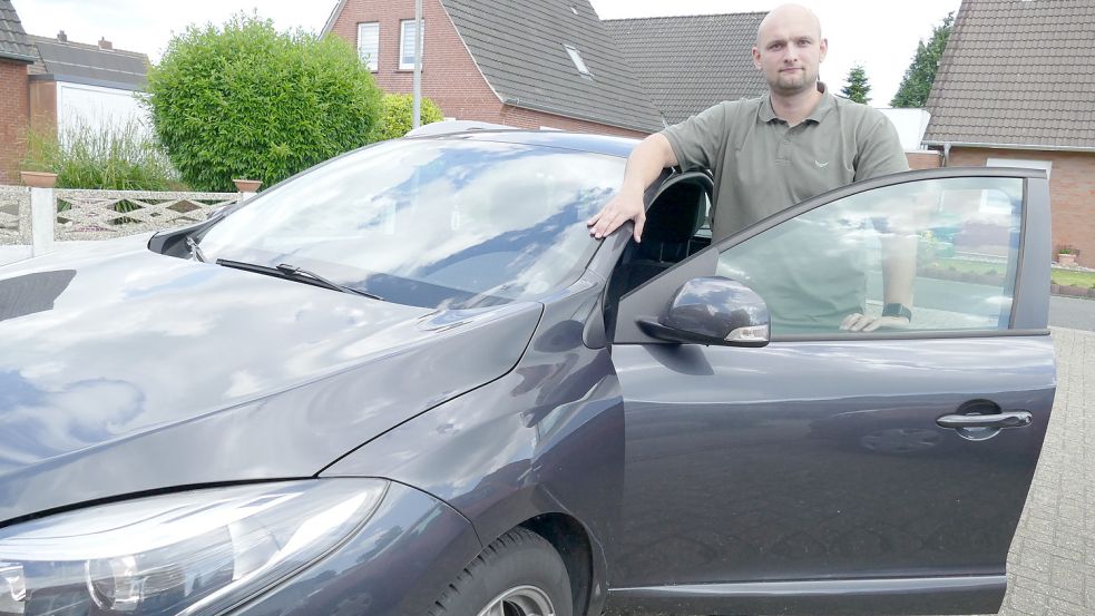Der Renault ist doch ein Unfallauto. Im Kaufvertrag war dagegen "keinen Unfallschaden" und "keine sonstigen Beschädigungen" angekreuzt.