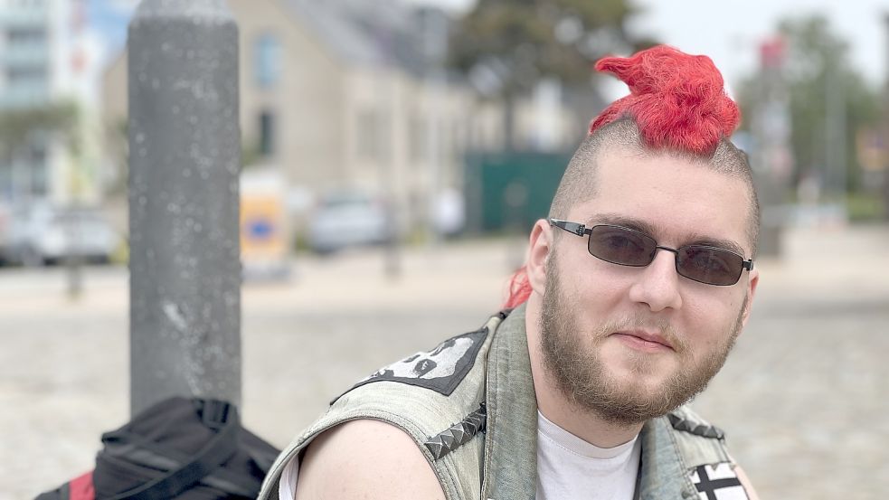 Ist seit Donnerstag auf Sylt: Scherbe (21) aus Bonn. Foto: Pischel