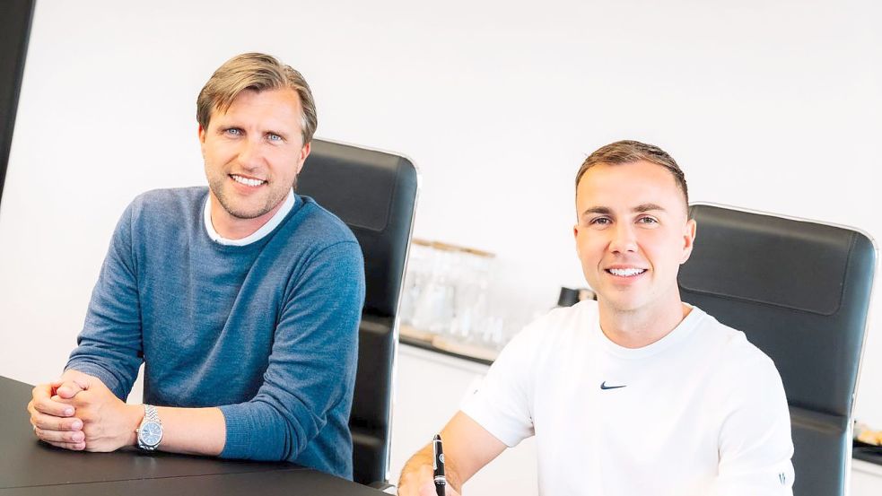 Steht vor einem spannenden Start bei Eintracht Frankfurt: Neuzugang Mario Götze. Foto: -/Eintracht Frankfurt/dpa