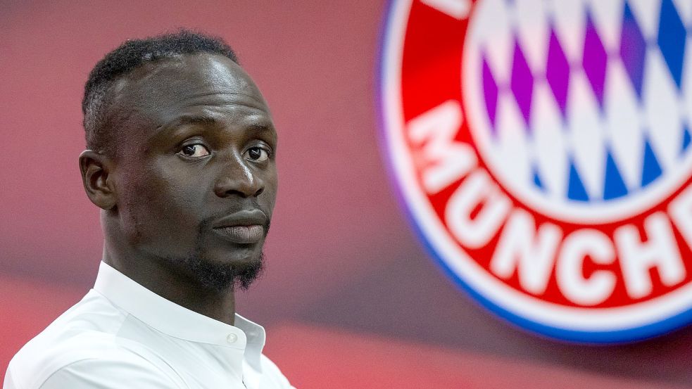 Sadio Mané wird beim FC Bayern offiziell als Neuzugang vorgestellt. Foto: Sven Hoppe/dpa