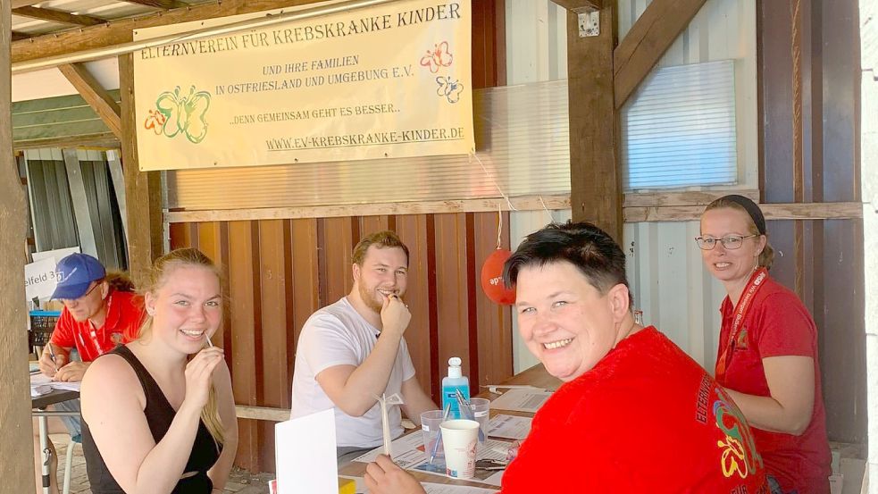 Zahlreiche Besucher nutzten die Möglichkeit, sich beim Elternverein krebskranker Kinder als mögliche Stammzellenspender zu registrieren. Foto: privat