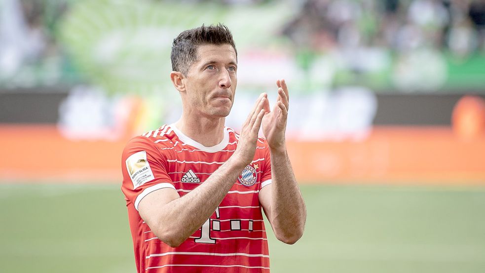 Möchte den FC Bayern München verlassen: Stürmer Robert Lewandowski. Foto: Swen Pförtner/dpa
