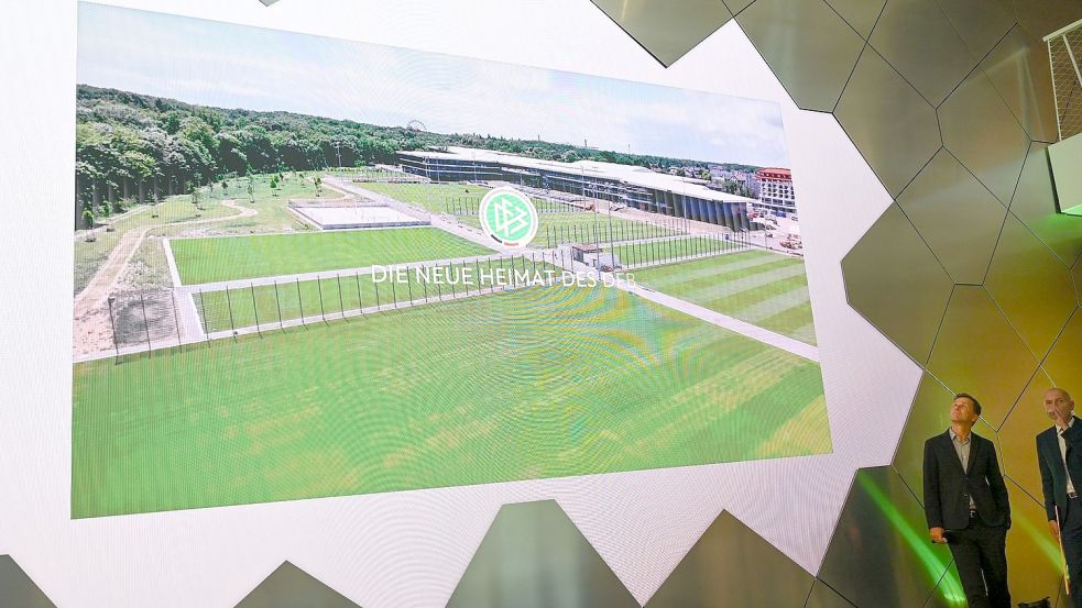 Eröffnung des DFB-Campus mit Akademie und Geschäftsstelle. Foto: Arne Dedert/dpa