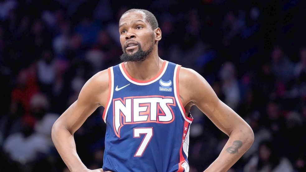 Will nach Medienberichten die Brooklyn Nets verlassen: Kevin Durant. Foto: John Minchillo/AP/dpa