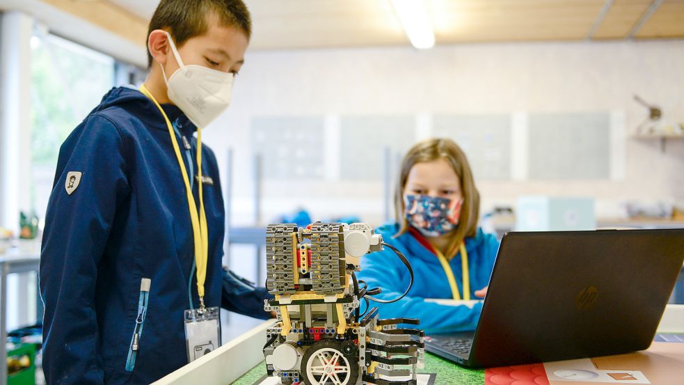 Teilnehmer eines regionalen Wettbewerbs. Foto: Verein Technik begeistert