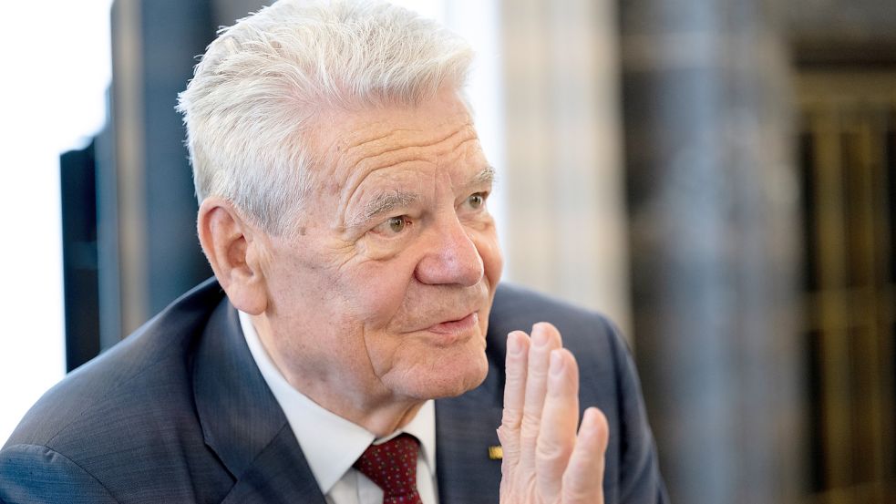 Joachim Gauck zur Pflichtdienst-Idee von Bundespräsident Frank-Walter Steinmer: „Es lohnt sich, mit anderen solidarisch zu sein. Foto: Sebastian Bolesch