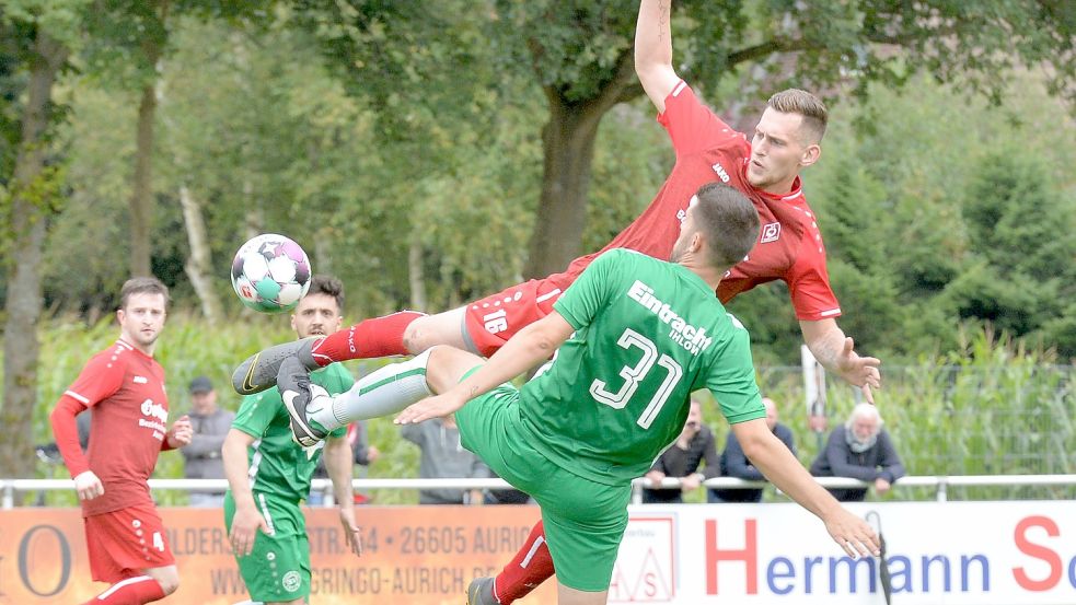 In der Staffel 3 der Ostfrieslandklasse A kommt es wieder zum Derby zwischen Ihlow und Westerende. Foto: Bernd Wolfenberg
