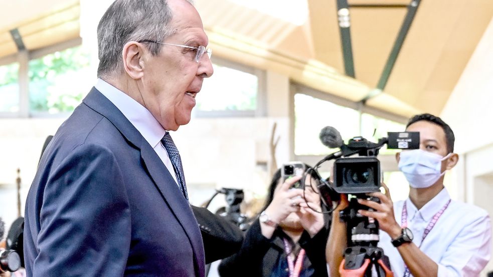 Der russische Außenmister Sergej Lawrow hat das G20-Treffen mit seinen Amtskollegen vorzeitig verlassen. Foto: dpa