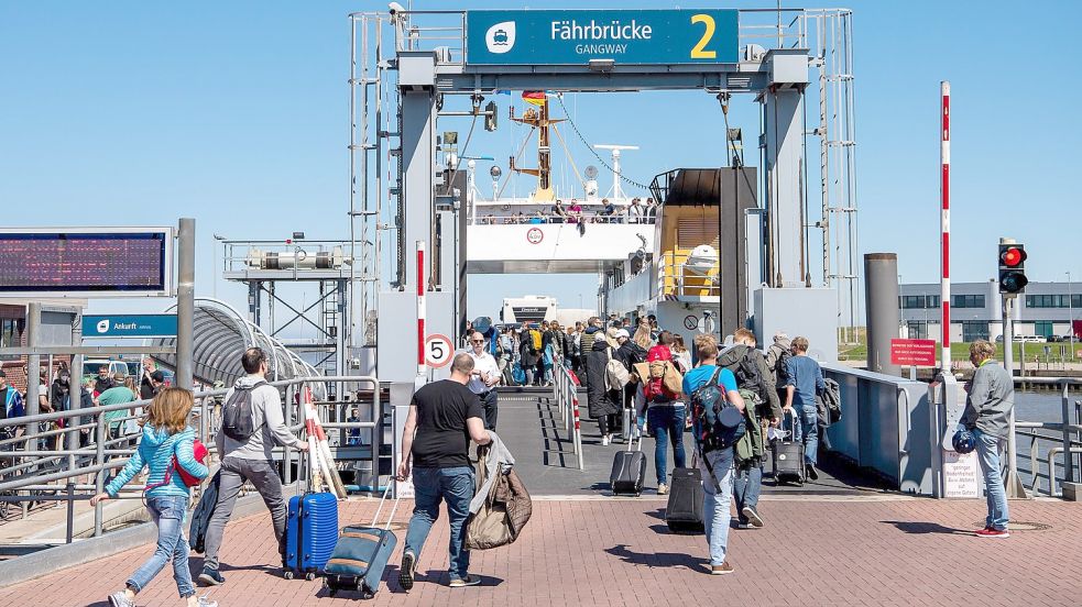 Viele Touristen zog es am Wochenende nach Norderney. Foto: DPA