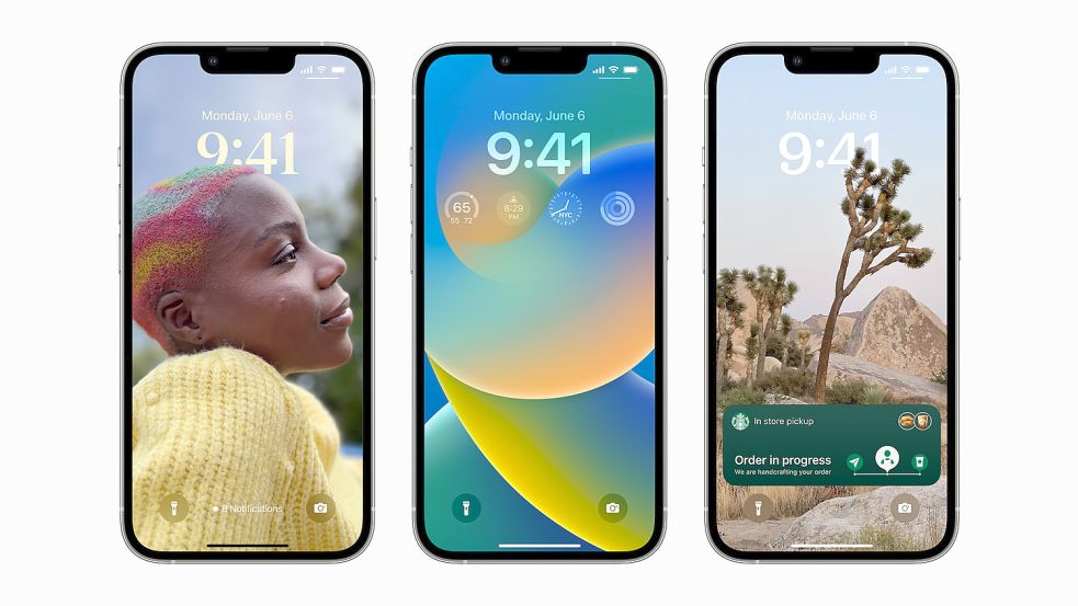 iOS 16 bringt viele neue Funktionen für das iPhone - und dank Public Beta können Nutzer sie bereits ausprobieren. Foto: Apple