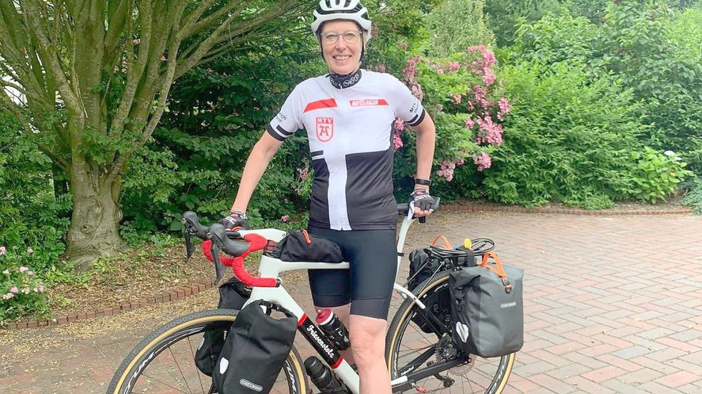 Von zu Hause aus ist Dr. Andrea Jeschke am Dienstagmorgen auf ihre dreiwöchige Bikepacking-Tour durch Norwegen gestartet. Fotos: privat