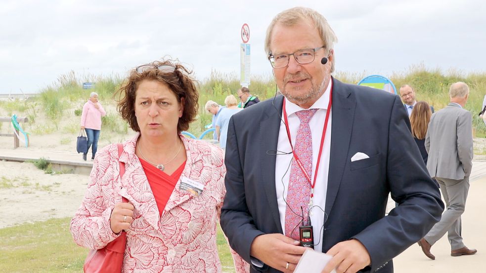 Armin Korok mit seiner Frau Antje . Foto: Bodo Kiefer