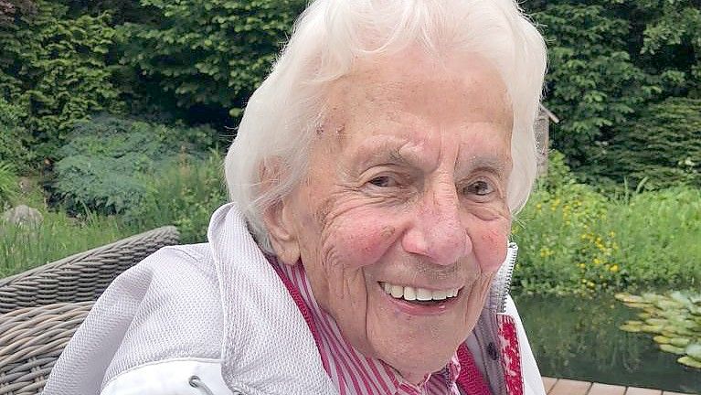 Christa Lehmann wurde am Sonntag 100 Jahre alt. Foto: privat