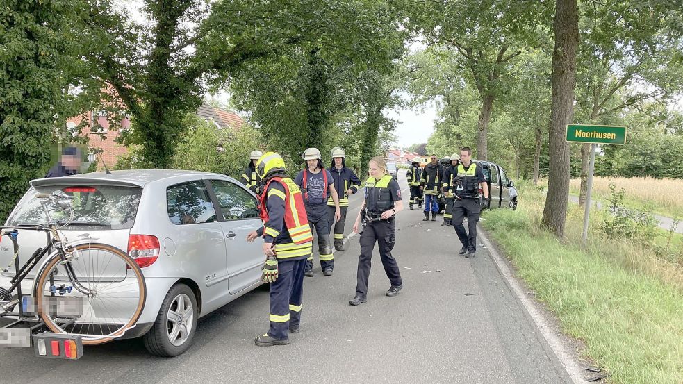 Ein Autofahrer wollte partout durch die Unfallstelle hindurchfahren. Foto: Franziska Otto