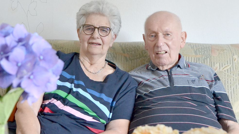 Feeke und Heinz Schäfer aus Wiesens feiern heute ihren 65. Hochzeitstag. Foto: Neelke Harms