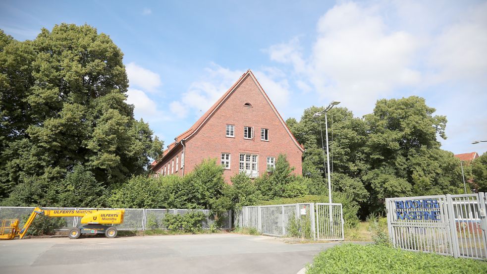 Das Sanitätsgebäude soll als Kindergarten genutzt werden. Foto: Romuald Banik