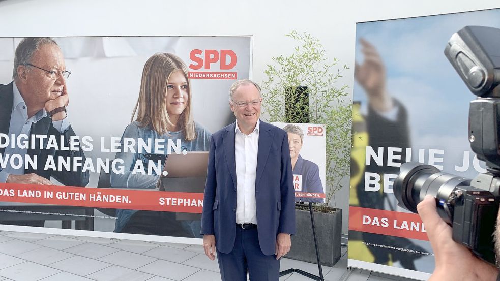Steigt langsam in den Wahlkampf ein und will am 9. Oktober bei der Landtagswahl in Niedersachsen sein Amt verteidigen: Ministerpräsident Stephan Weil (SPD). Foto: Lars Laue