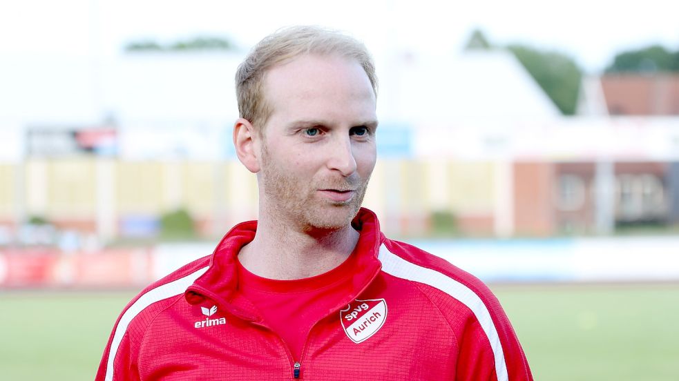 Der neue Auricher Co-Trainer Steven Liesegang (33 Jahre) hat zuvor die SpVg Aurich II in der 2. Kreisklasse trainiert.