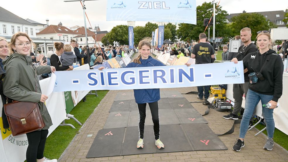 Auf Norderney schlug Talea Pfluger das gesamte Frauenfeld. Foto: privat