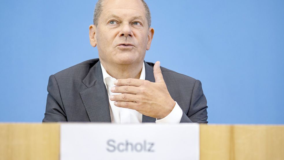 Krisen-Kanzler von Anbeginn: Olaf Scholz (SPD) sieht das Land vor großen Herausforderungen, die aber zu meistern seien. Foto: imago/Emmanuele Contini