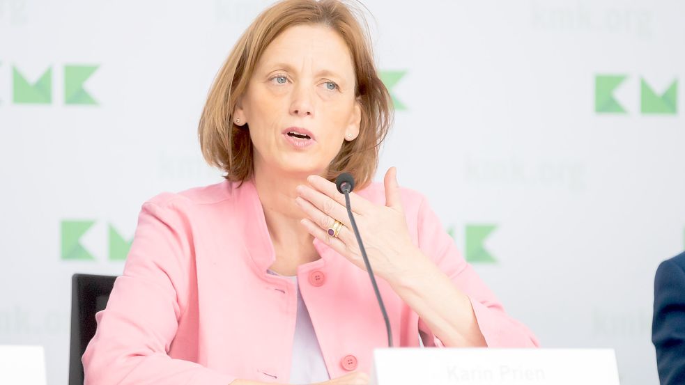 SH-Bildungsministerin Karin Prien (CDU) kritisiert die Pläne zum neuen Infektionsschutzgesetz. Foto: dpa/Christoph Söder
