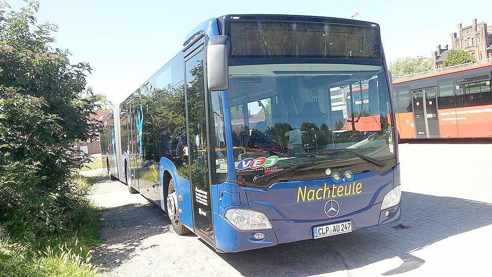 Ein Nachteule-Bus im Kreis Cloppenburg. Foto: Weser-Ems-Bus
