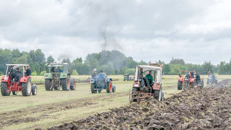 Drei Tage lang wurde in Rechtsupweg ein Fest rund um Traktoren und Landwirtschaft gefeiert. Foto: Folkert Bents