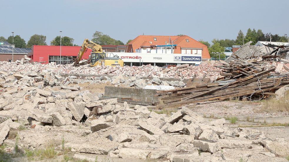 Die alten Ställe des VOST am Wallster Weg wurden abgerissen. Foto: Romuald Banik