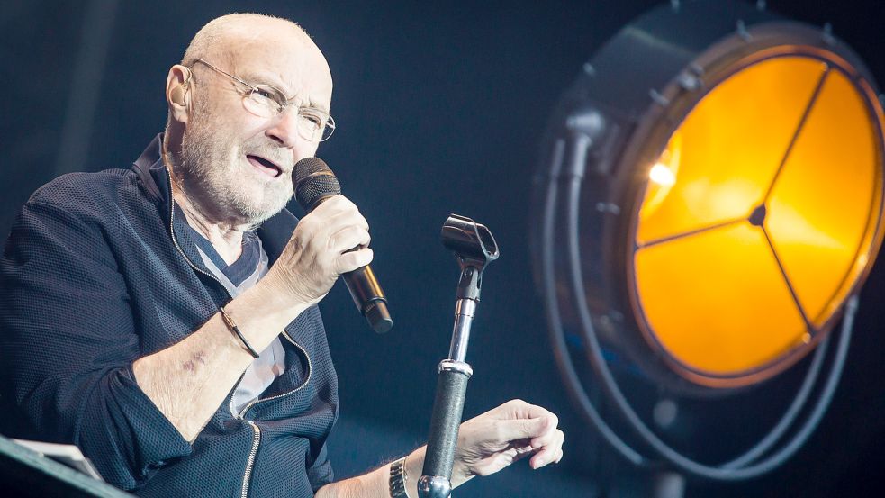 Phil Collins hat fünf Kinder aus drei verschiedenen Ehen. Foto: dpa/Christoph Schmidt