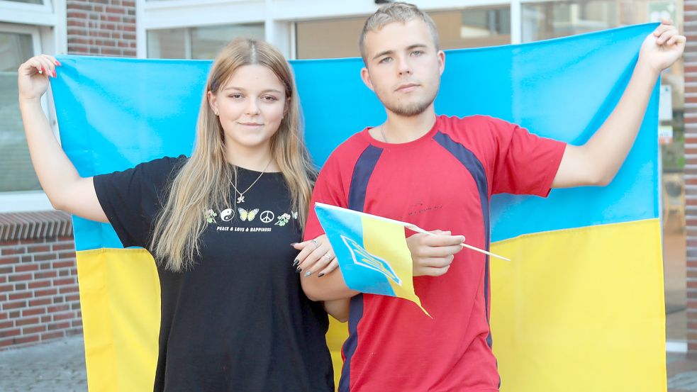 Katyrina Yurieva floh gemeinsam mit ihrem Freund Ilya Kovalchuk und seiner Familie aus der Ukraine. Ihre Eltern sind noch in Lugansk. Foto: Romuald Banik