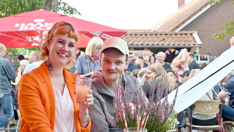 Eva-Maria Hollander und Paskal Jakobs waren zum ersten Mal bei den Festtagen. Foto: Franziska Otto