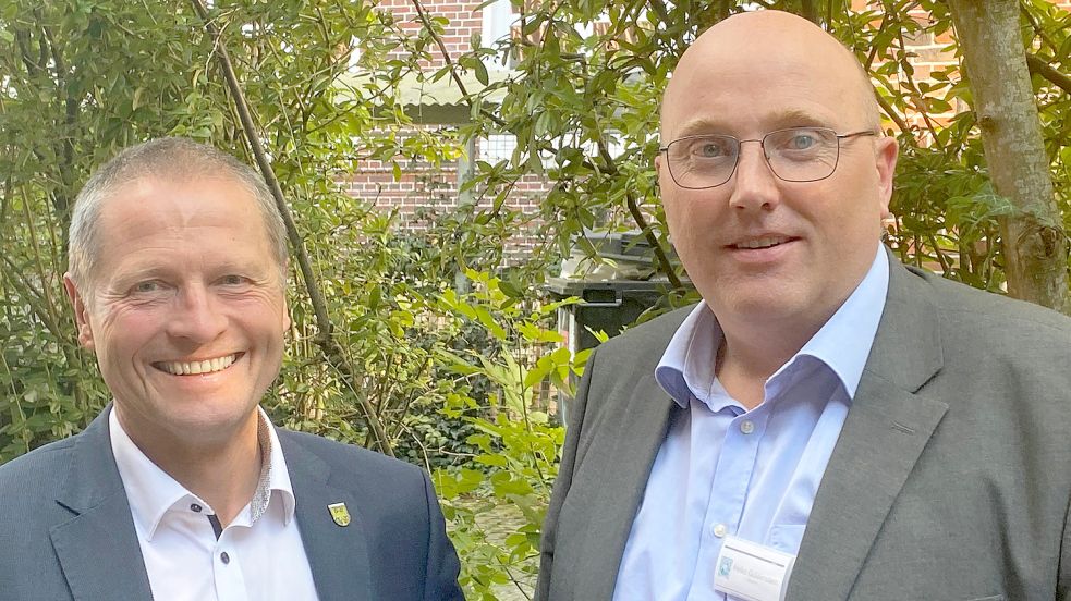 Die künftigen Interims-Geschäftsführer Andreas Epple (links) und Heiko Goldenstein. Foto: Klinik-Trägergesellschaft