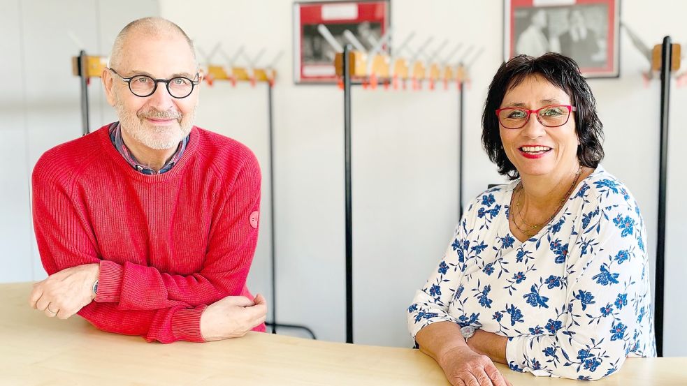 Arnold Preuß und Elke Münch sind bald zu Gast auf der Freilichtbühne der Rosenstraat 13. Foto: Theater am Meer
