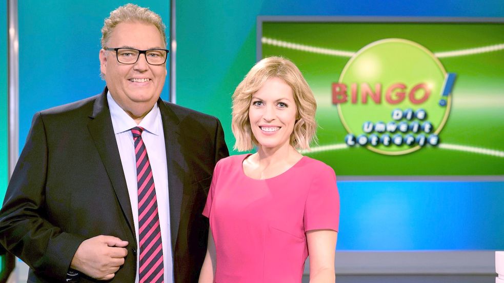 Die Gastgeber der Bingo-Show: Michael Thürnau und Jule Gölsdorf. Foto: TV Plus