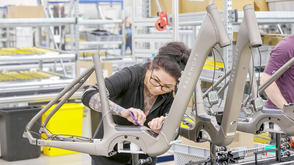 Cloppenburg/Emstek: Blick hinter die Kulissen des neuen Kalkhoff-Werks. 04.05.2022 Foto: Jörn Martens