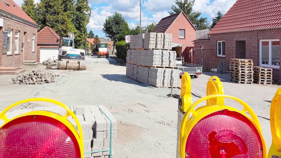 Der Postweg in Moordorf ist fast fertig. Foto: Gemeindeverwaltung