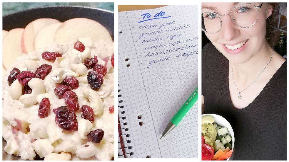 Unsere Autorin Svana Kühn war einen Tag lang „that girl“: Mit Porridge, To-do-Listen und Sport. Foto: Svana Kühn