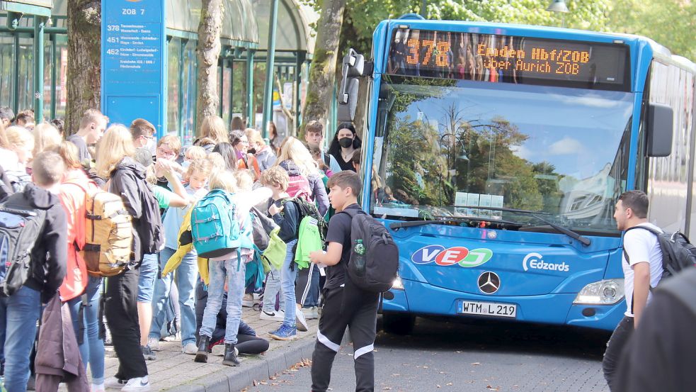 Mit dem Jugendticket können alle Buslinien im Bereich des VEJ genutzt werden. Foto: Heino Hermanns