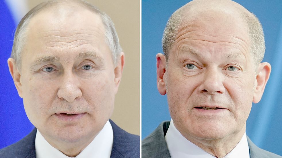 Putin und Scholz haben zu Ukraine telefoniert Foto: ---Kay Nietfeld