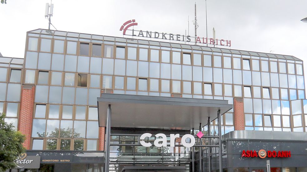 Das Jobcenter hat seinen Hauptsitz im Auricher Kreishaus. Foto: Romuald Banik