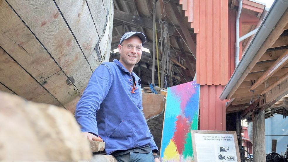 Tobias Fischer gehört seit dem 1. Januar 2021 die Museumswerft zu 100 Prozent. Foto: Tilman Wrede