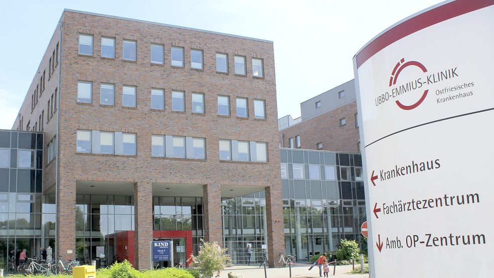 Die Ubbo-Emmius-Klinik am Standort Aurich. Foto: Karin Böhmer