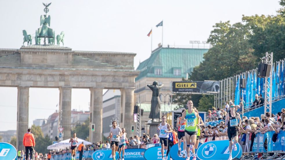 Für den Berlin-Marathon liegen mehr als 45.000 Meldungen vor Foto: Andreas Gora/dpa
