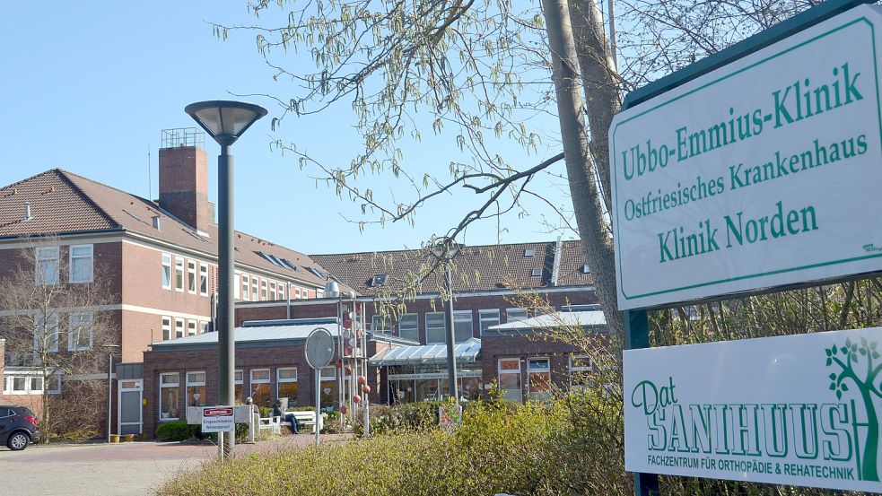 Die Ubbo-Emmius-Klinik am Standort Norden.Foto: Aiko Recke