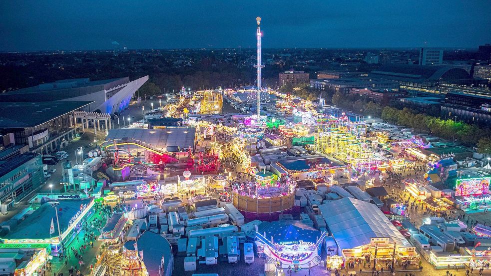 Der 987. Bremer Freimarkt ist diesen Freitag gestartet. Foto: dpa/Sina Schuldt